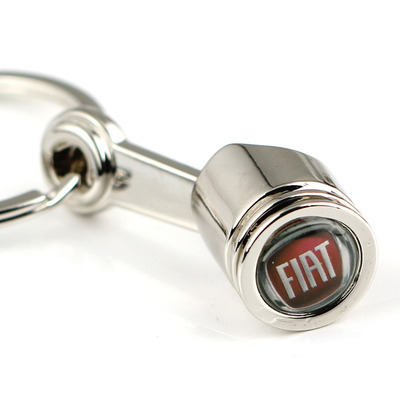 【創意改裝 汽配模型 仿真發動機 菲亞特汽車標活塞鑰匙扣鑰匙圈】價格,廠家,圖片,鑰匙飾品、掛件,上海蒙初商貿-